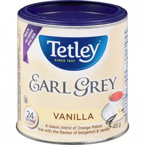 Tetley Earl Grey Vanilla 伯爵香草茶，24個茶包